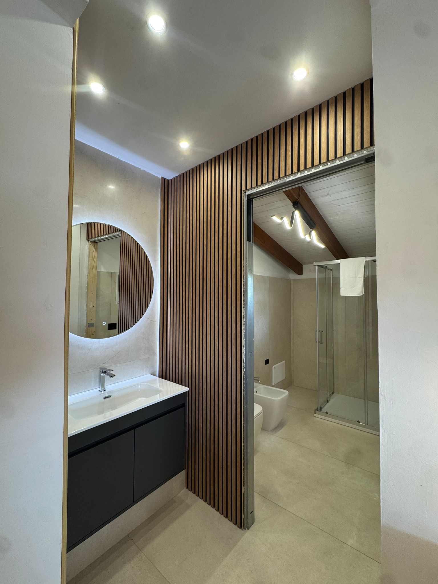 Bagno privato nelle camere di A Casa di Raf