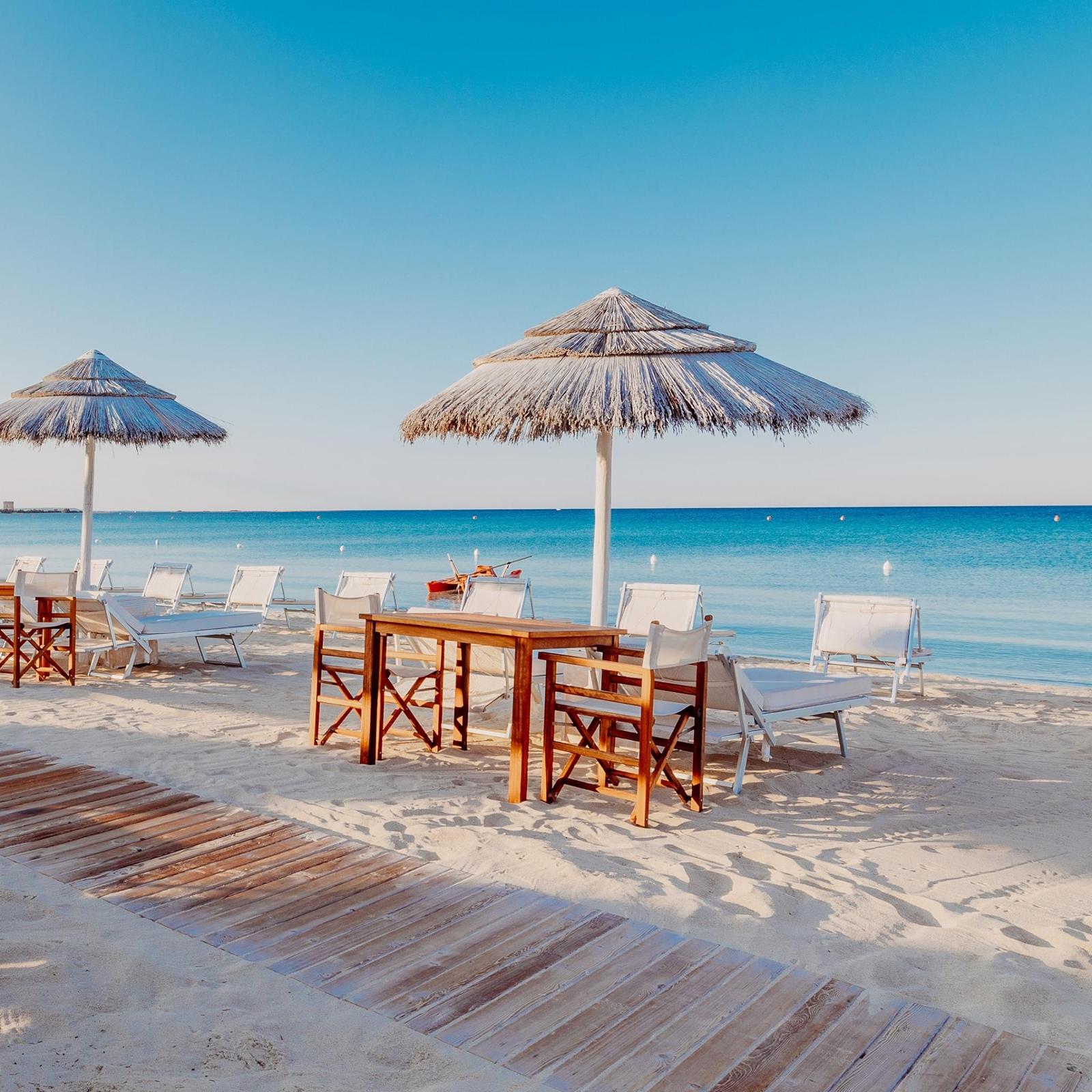 Spiaggia vicino A Casa di Raf a Torre Lapillo
