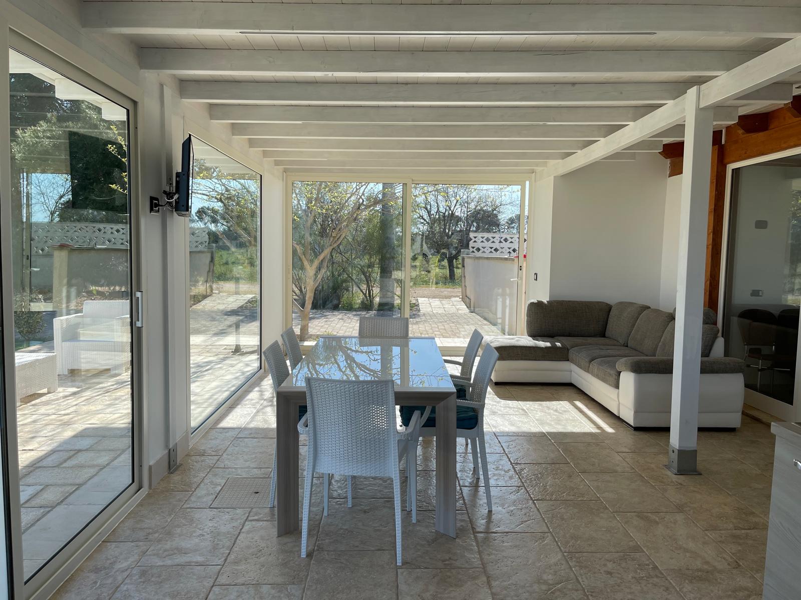 Vista esterna villa