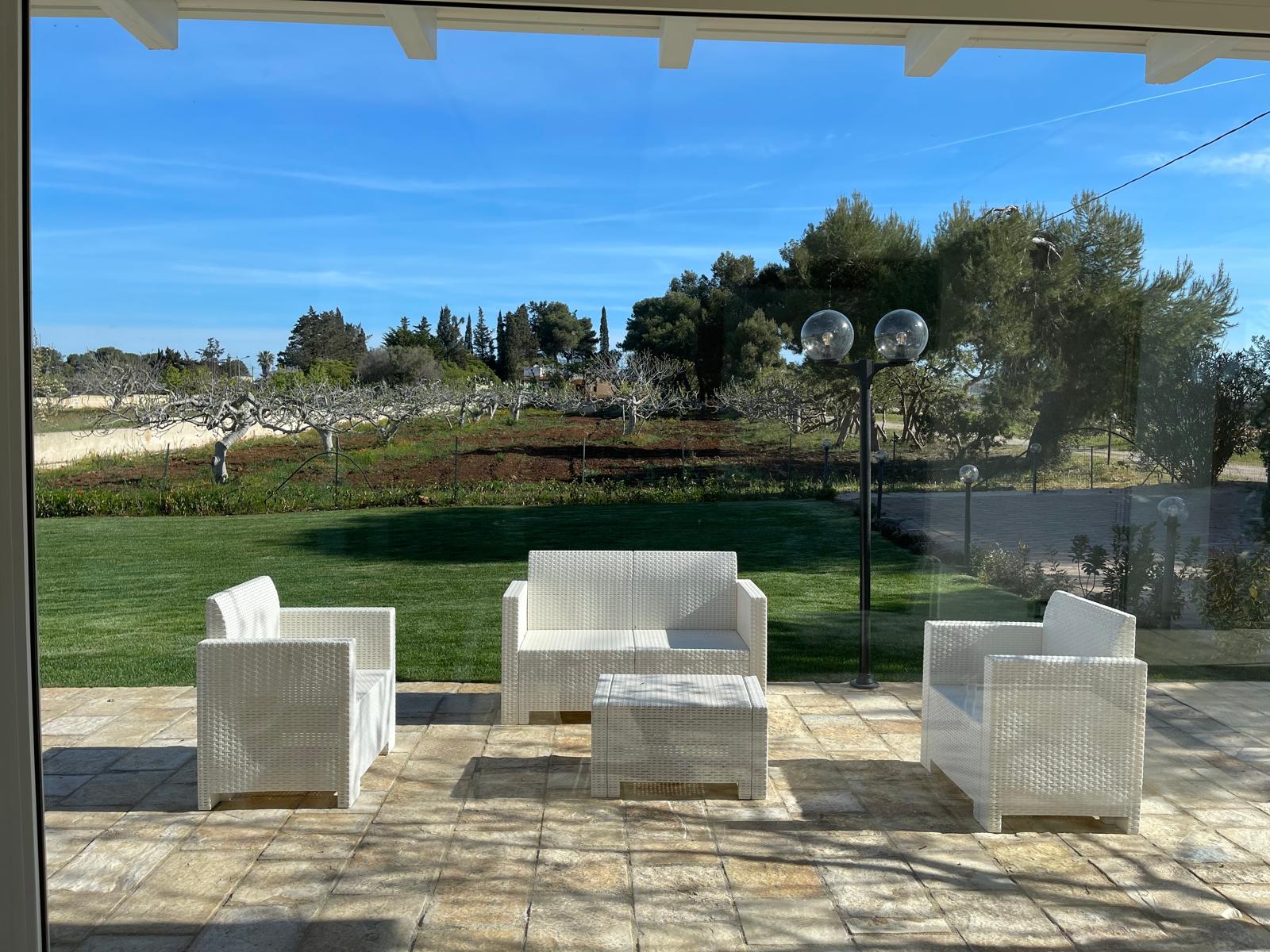 Zona relax nel verde